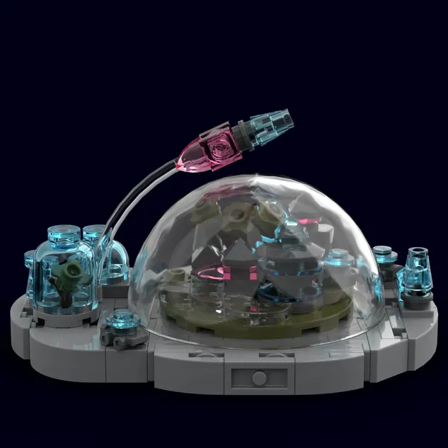 LEGO ideas domed lunar city noggatogga cosmos contest
