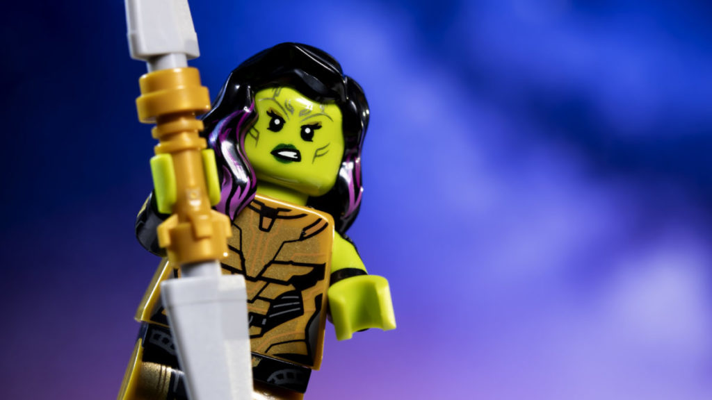 LEGO 71031 Marvel Studios Gamora med actionbillede 3 af Blade of Thanos 1024x576