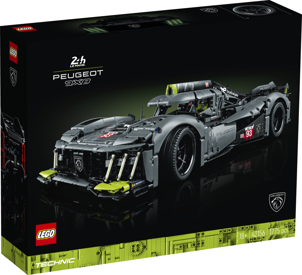 LEGO Technic 42156 Peugeot 9X8 24H Le Mans Hybrid Hypercar 01 1024x931