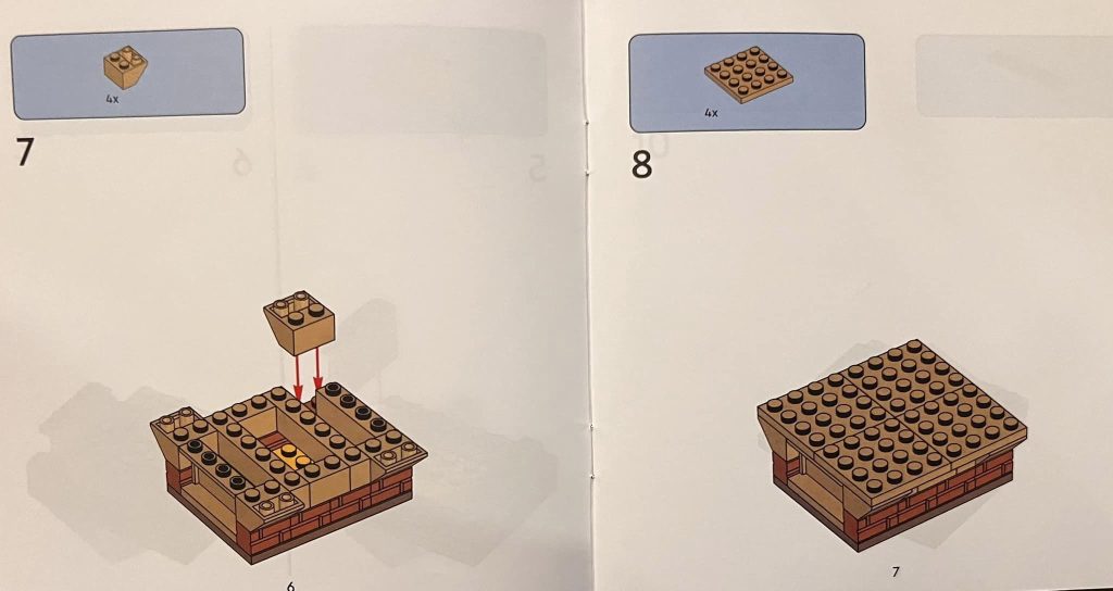 Lego Harry Potter 6541140 Perron 9 driekwart Barnes & Noble instructies 4 1024x544