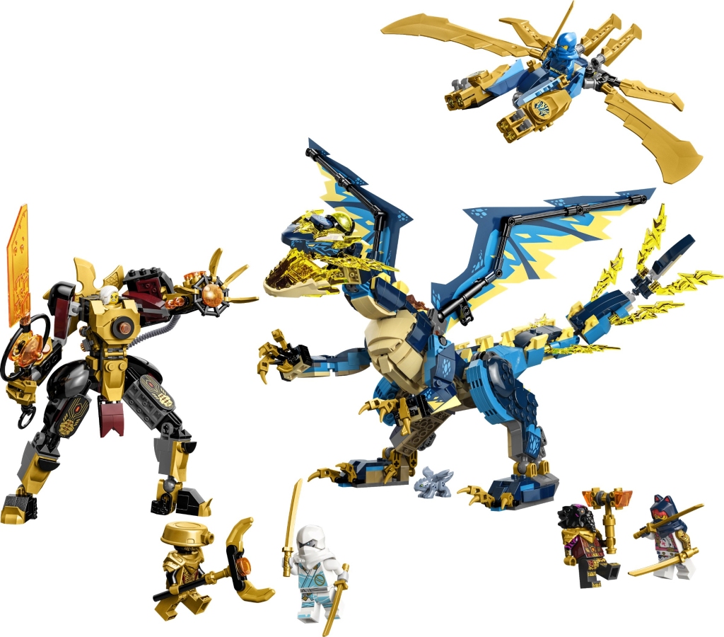 LEGO NINJAGO 71796 Elementardrache vs. Kaiserin Mech 2 1024x900