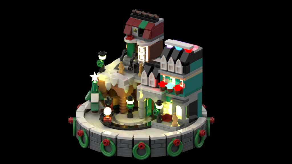 LEGO Ideas Holiday Village wTrain Working 2 1024x576