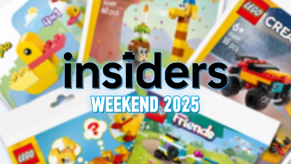 Die LEGO Insiders Weekend-Mitgliederprämienpakete sind jetzt weltweit verfügbar.