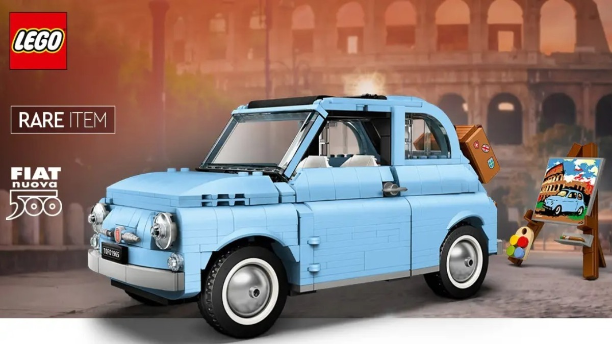 LEGO Creator Expert 77942 Fiat 500 back in stock worldwide at Zavvi