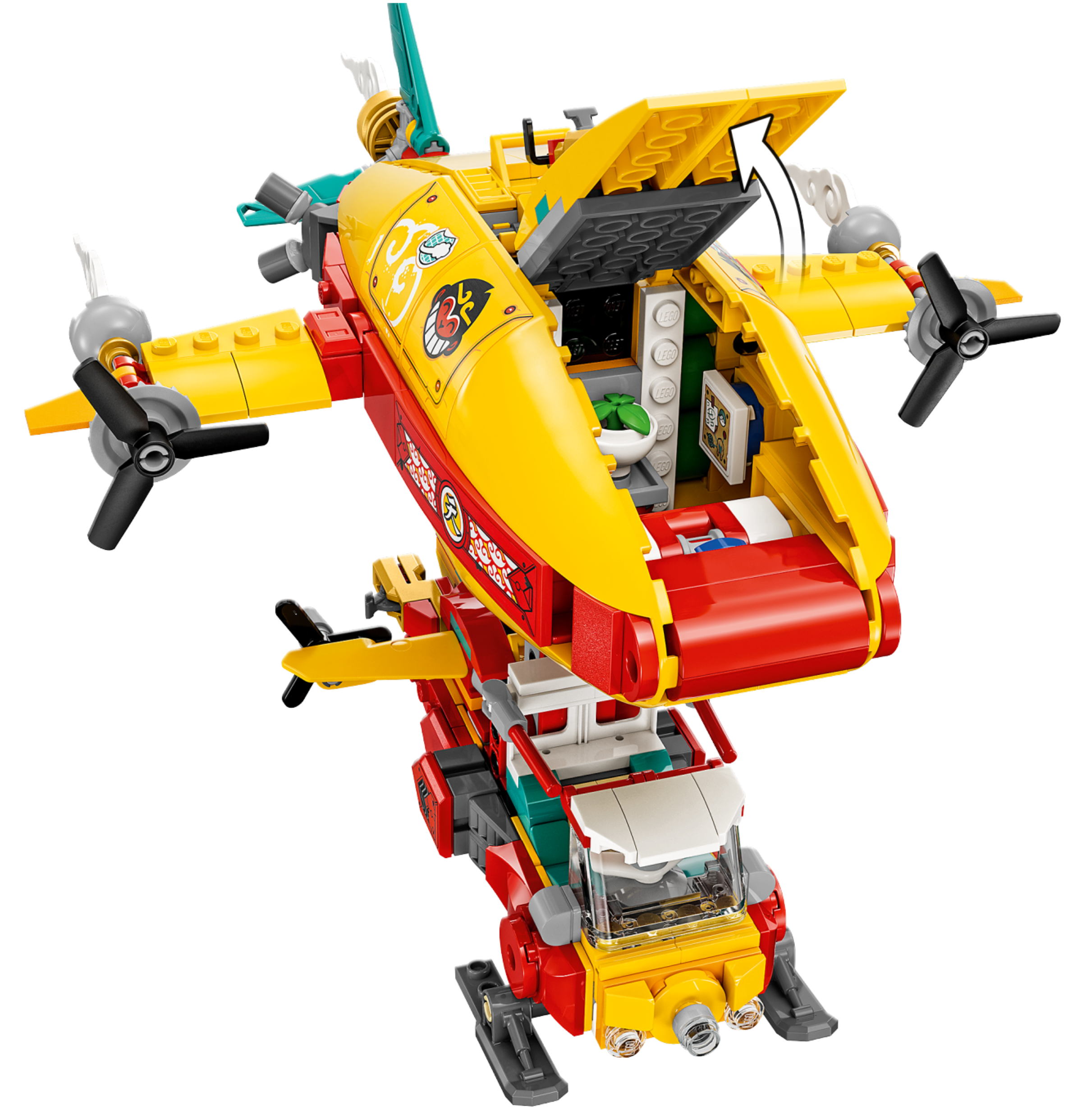 80046 Monkie Kids Cloud Airship 6