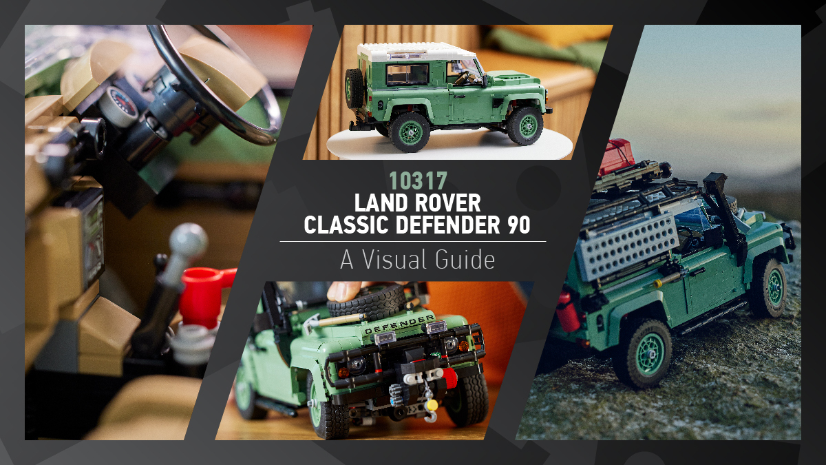 LEGO Icons 10317 Land Rover Classic Defender 90 visual tour and gallery