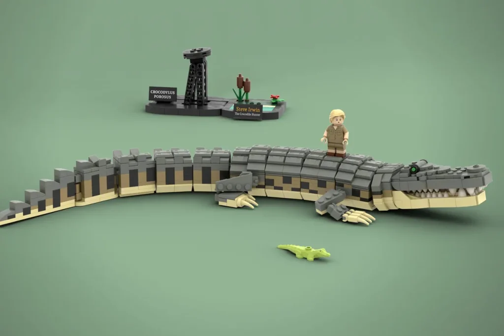 LEGO Ideas steve irwin crocodile 1 1024x683