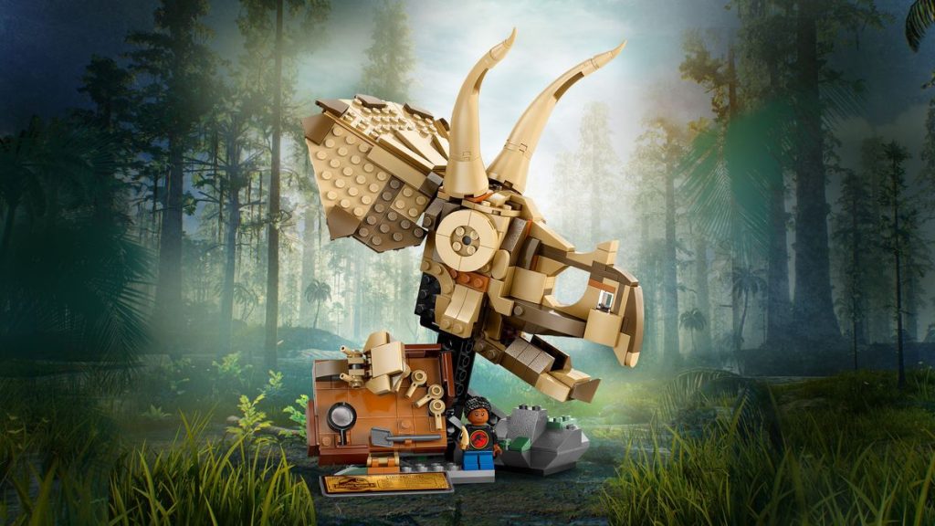 76969 LEGO Dinosauro fossile Triceratopo Schaedel 7 1024x576