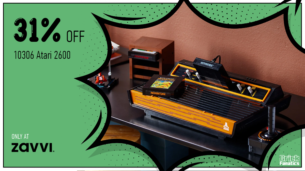 Rekindle your love for the iconic gaming console with 31% off 10306 Atari 2600 