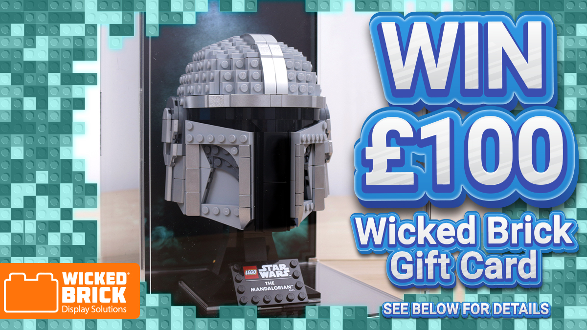 Win £100 LEGO display case gift card with Wicked Brick