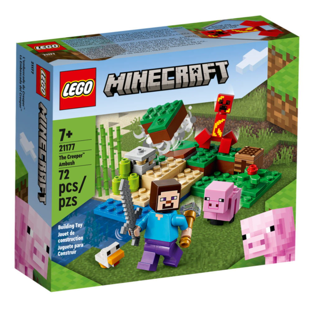 LEGO Minecraft 21177 La emboscada del Creeper, caja 1024x1016