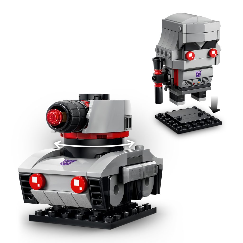 LEGO Megatron Is Finally Coming To Shelves This Summer As A BrickHeadz 