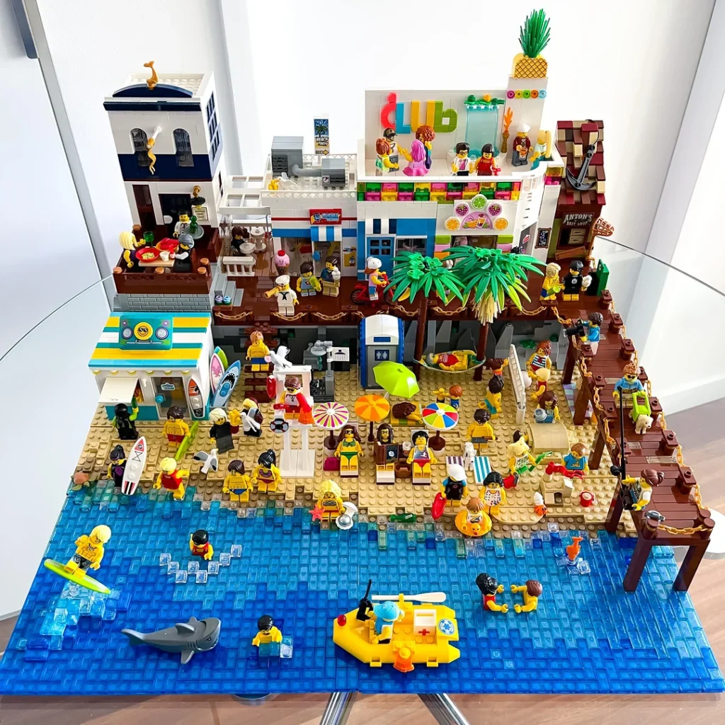 LEGO Beach moc follow illumination 1024x1024