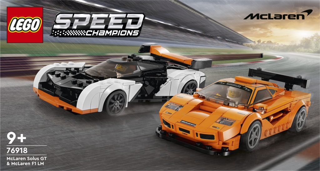 LEGO Speed Champions 76918 McLaren Solus GT McLaren F1 LM box front 1024x548