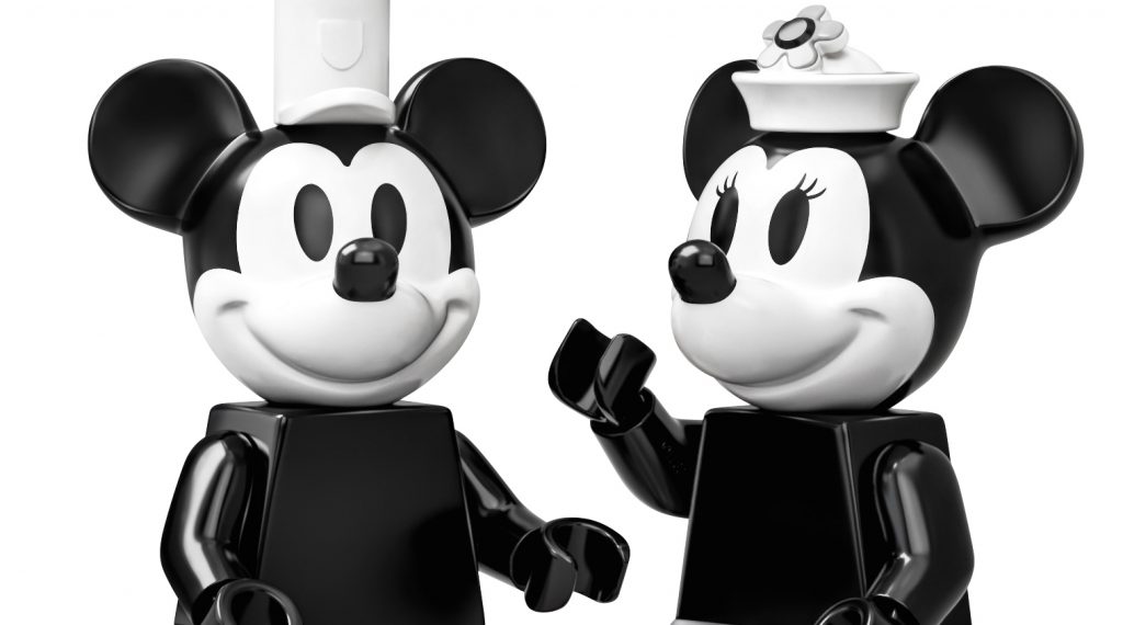 How Mickey and Minnie Mouse got a touch of silver in LEGO Ideas 21317 Steamboat Willie