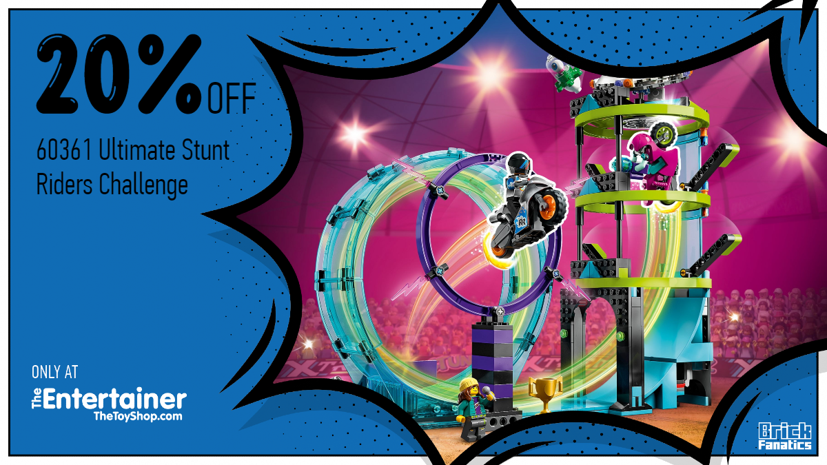20% off this action-packed LEGO City set at The Entertainer 