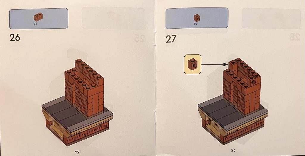 Lego Harry Potter 6541140 Perron 9 driekwart Barnes & Noble instructies 11 1024x523