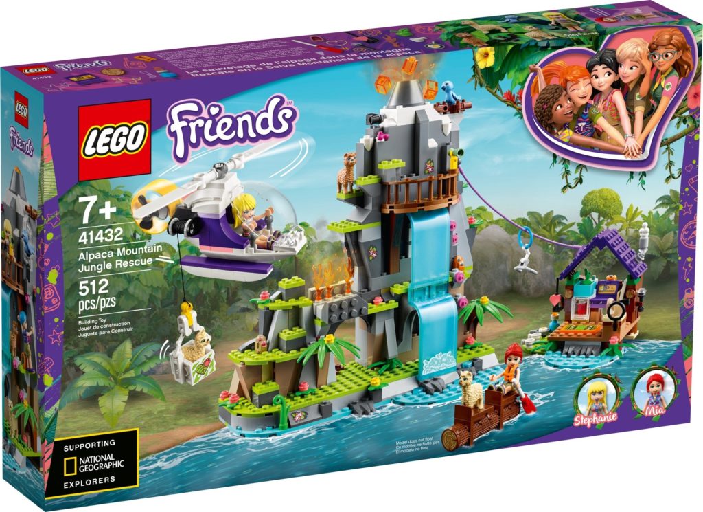 LEGO Friends 41432 Rescate en la selva de montaña de alpacas 1