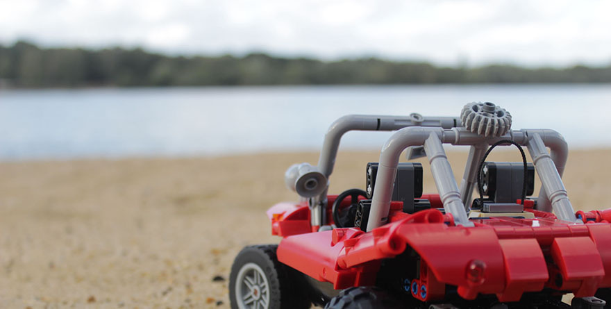 Brick Pic of the Day: Beach bum
