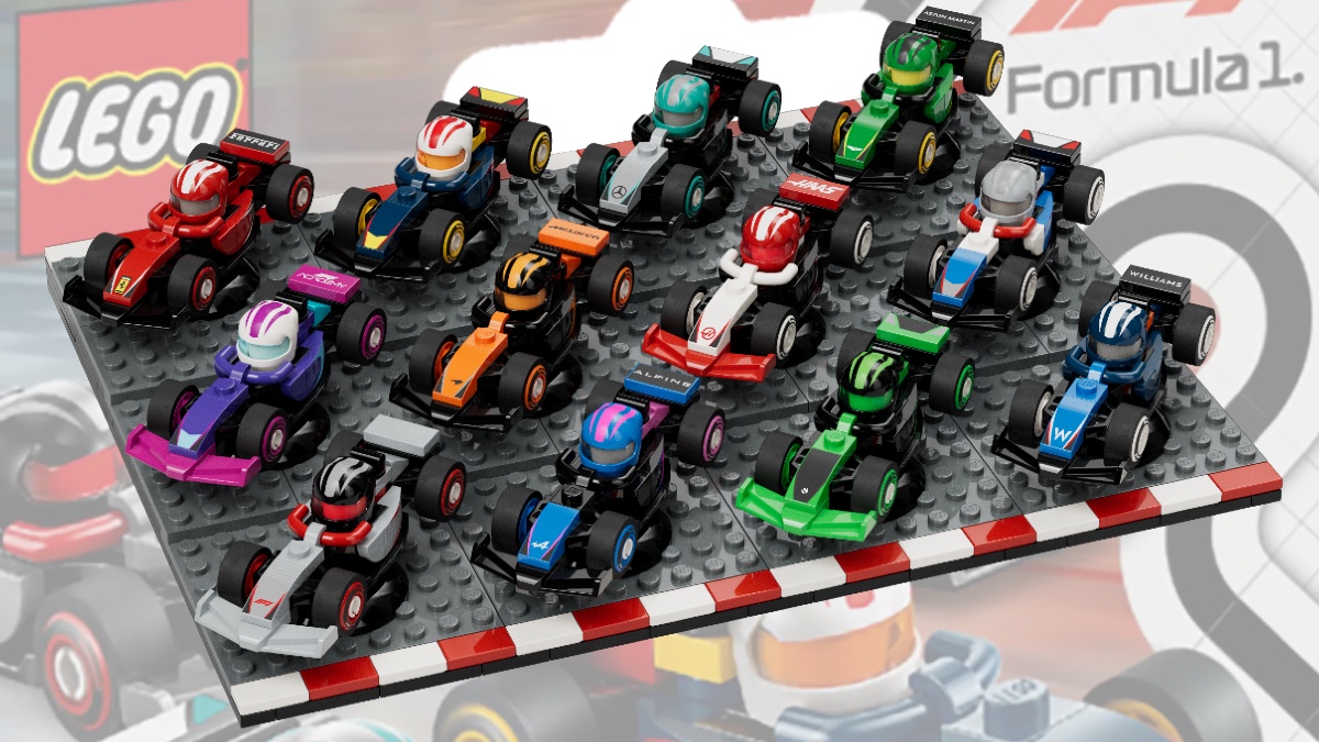 So bauen Sie mit Pick a Brick einen Ausstellungsständer für Ihre LEGO F1-Sammel-Rennwagen