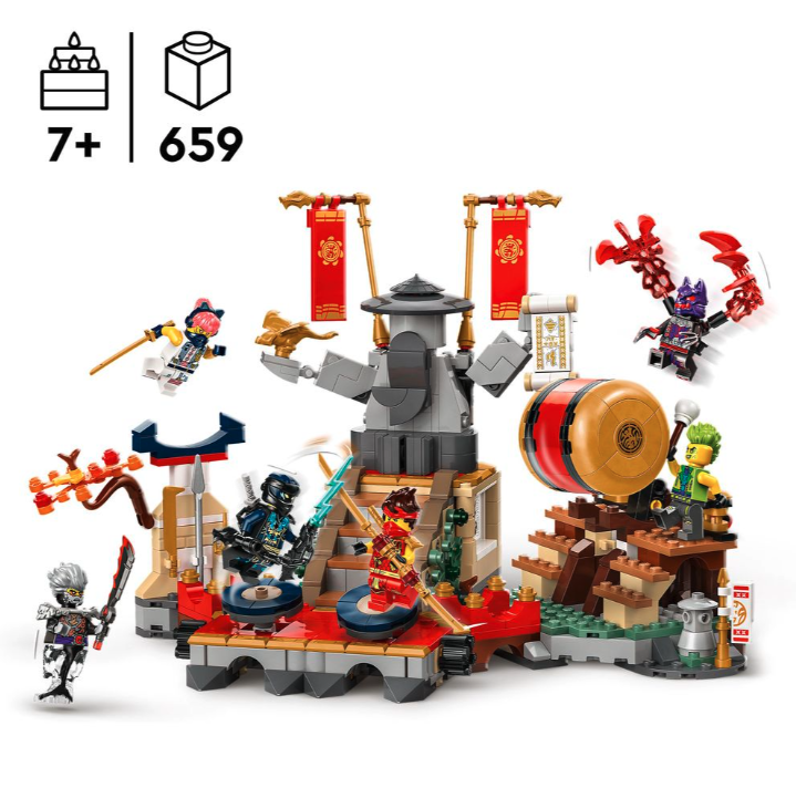 LEGO NINJAGO 71818 Arena di battaglia del torneo 8