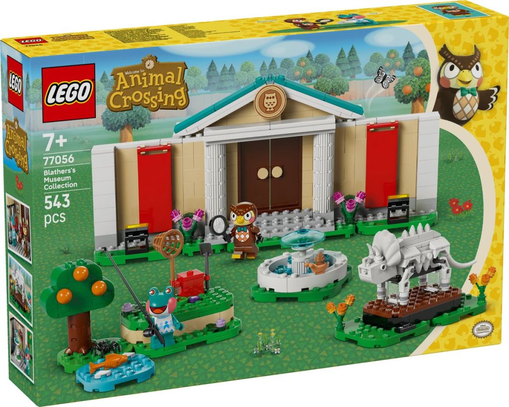 LEGO Animal Crossing 77056 Blathers Museum Collection box front 1024x819