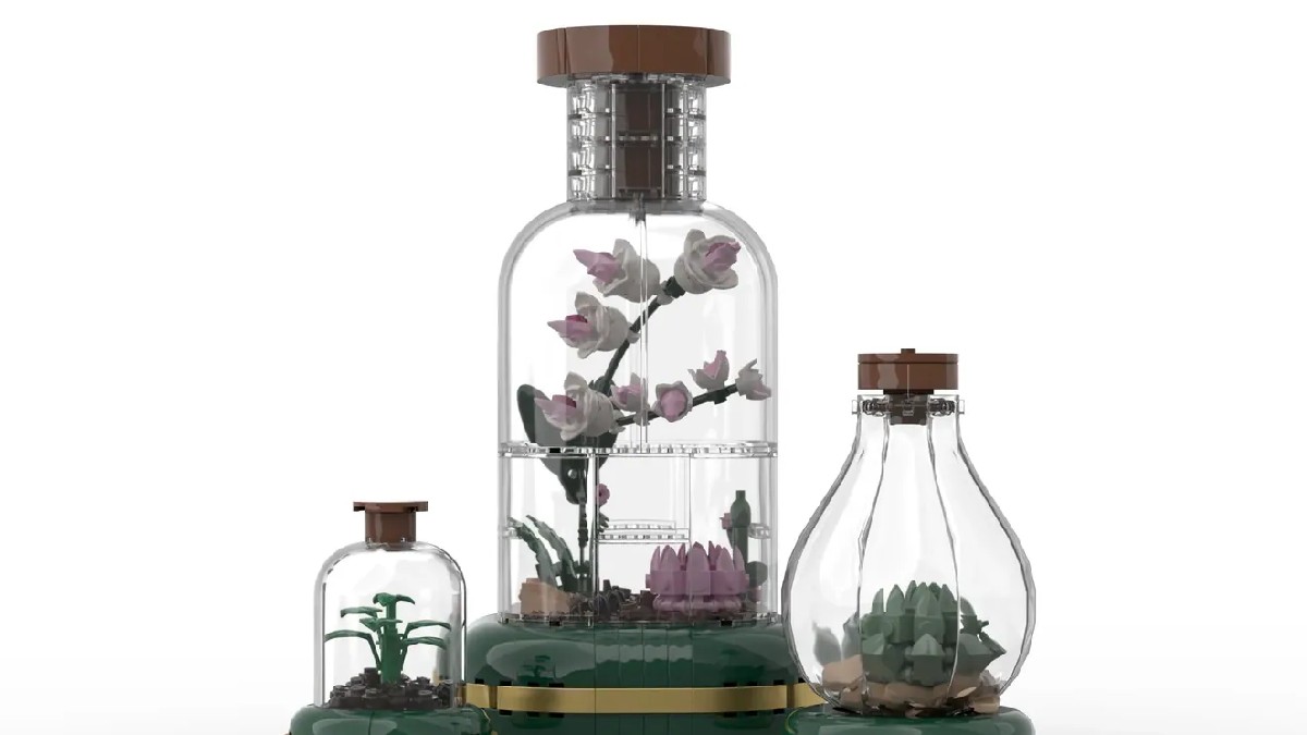 Botanisk kompatible terrarier foreslået til LEGO Ideas