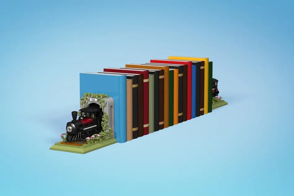 LEGO Ideas Train Bookends 4