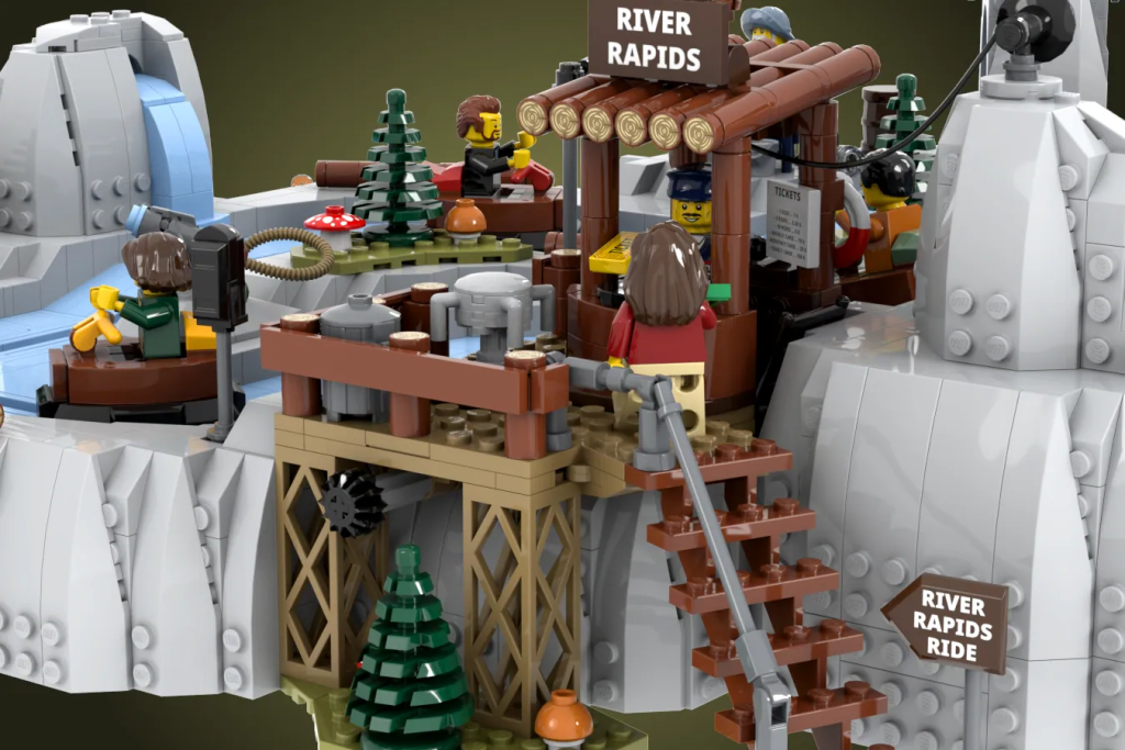 LEGO Ideas Working River Rapids Ride Fairground Rafting Coaster 8 1024x683