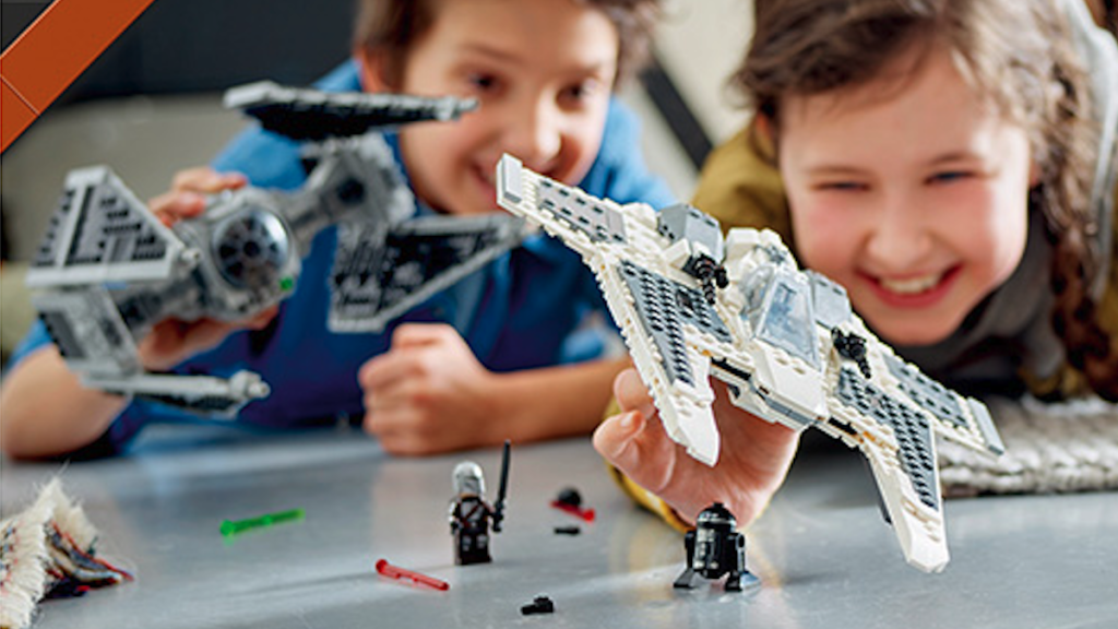 LEGO Star Wars 75348 Mandalorian Fang Fighter VS TIE Interceptor featured 1024x576