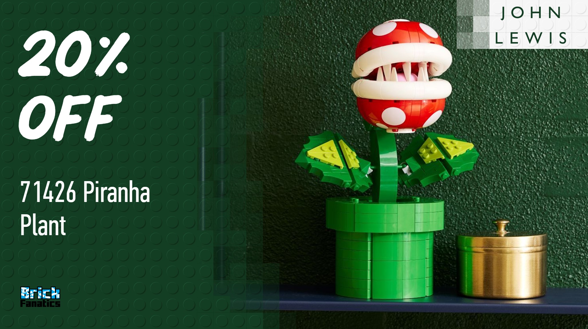 Best price yet on LEGO Super Mario Piranha Plant