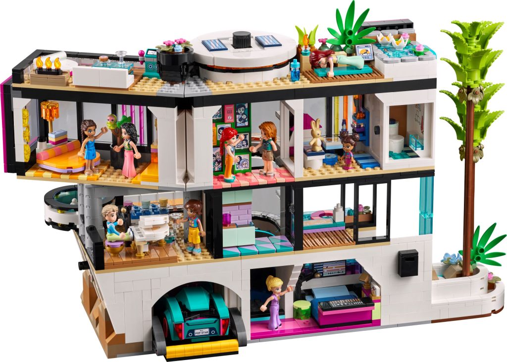 Lego Friends 42639 Andreas moderne herskapshus interiør 1024x731