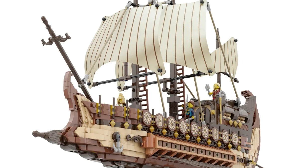 Historical yet fantastical ship earns LEGO Ideas review spot