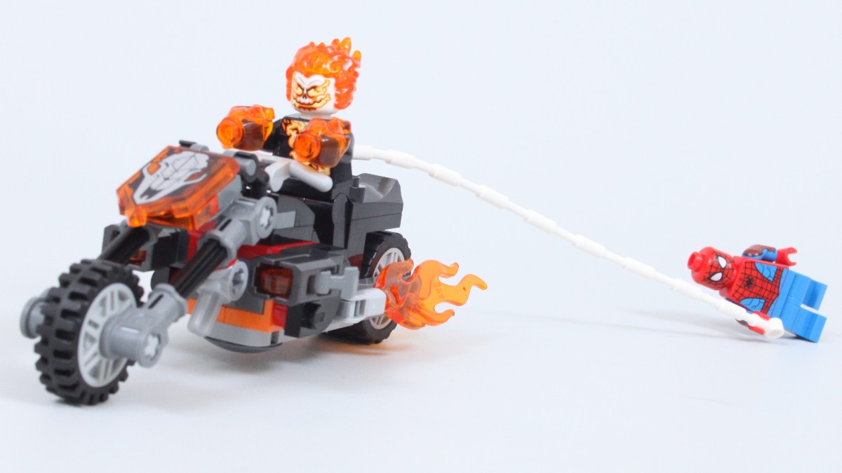 It's a good thing LEGO has been building up Ghost Rider