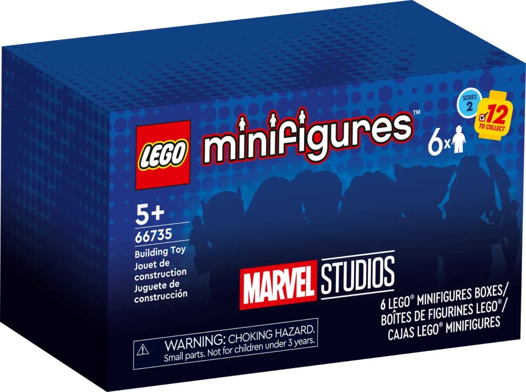 LEGO Marvel 66735 Minifiguras Serie 2 Pack de 6 unidades Parte frontal 1024x763