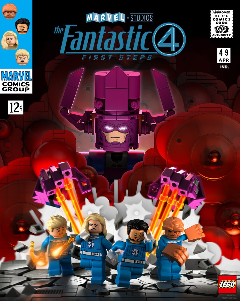 Fantastic Four 1961 Ausgabe 49 Comic-Cover Lego 819x1024