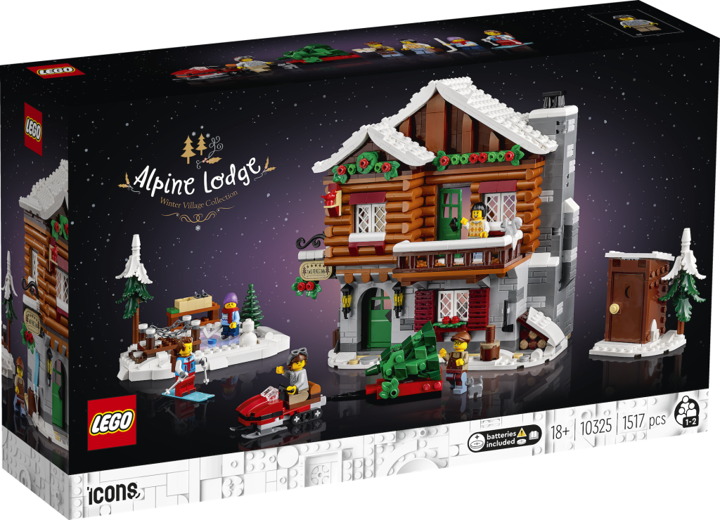 LEGO Icons Aldea invernal 10325 Albergue alpino 1 1024x740