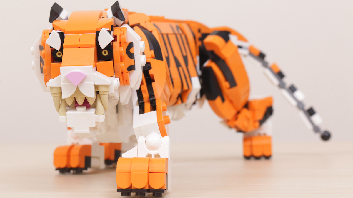 LEGO 31129 Majestic Tiger isn’t just anatomically correct – it’s also pretty morbid