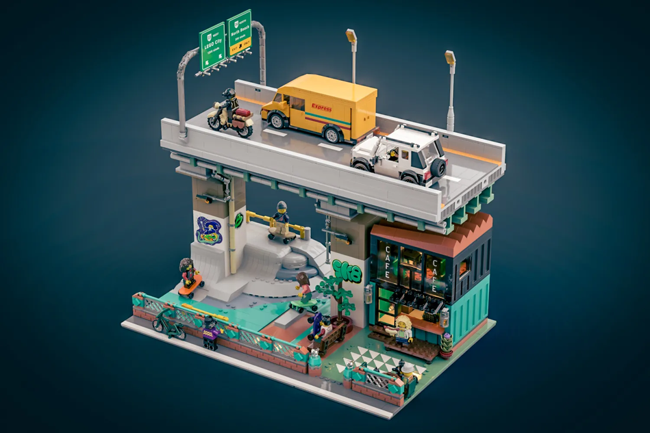 LEGO Ideas Overpass Park 1