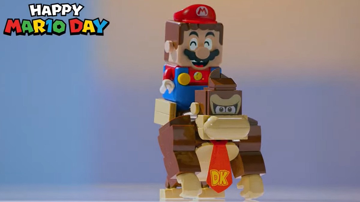 Fan-designed LEGO Super Mario Donkey Kong sets lean into retro designs