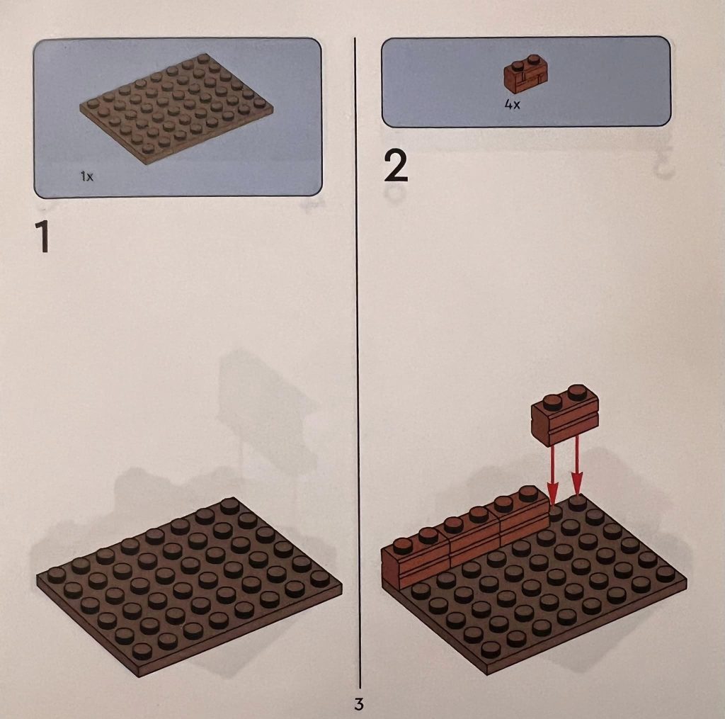 Lego Harry Potter 6541140 Perron 9 driekwart Barnes & Noble instructies 2 1024x1015