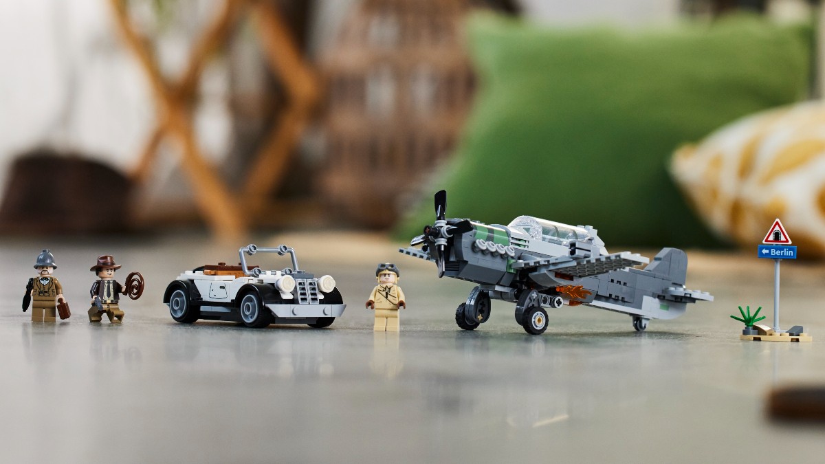 LEGO Indiana Jones 77012 Fighter Plane Chase lifestyle featured 2