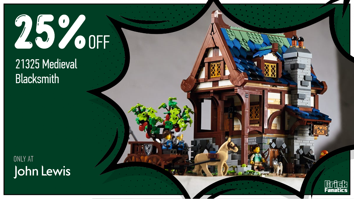 John Lewis taglia il prezzo dei LEGO Ideas 21325 Fabbro medievale in vendita del Black Friday