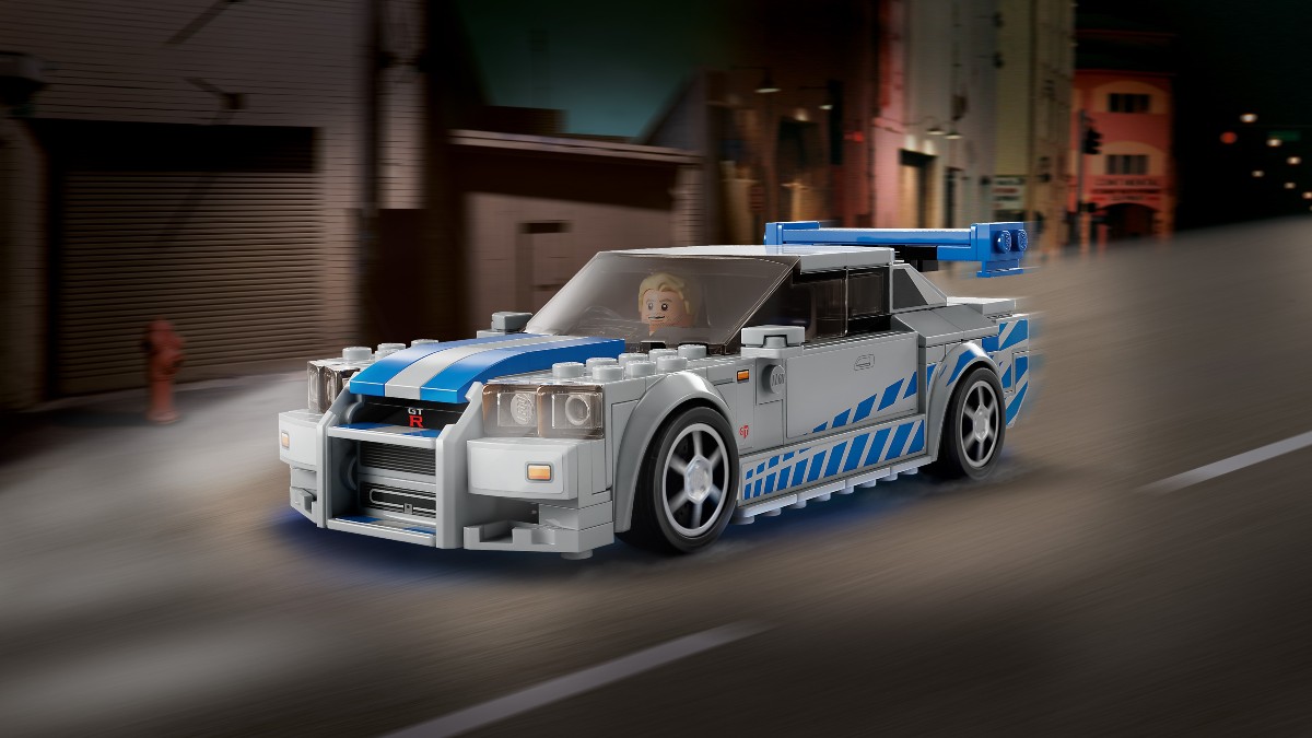 76917 2 Fast 2 Furious Nissan Skyline GTR (R34) is 'game changer' for LEGO Speed Champions