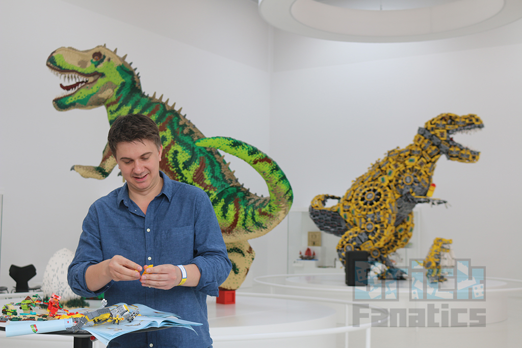 LEGO House dinosaur building 4