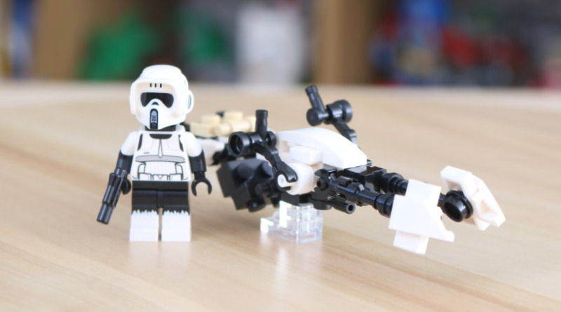 Win a LEGO Star Wars: The Mandalorian Speeder Bike for 75311 Imperial Armored Marauder