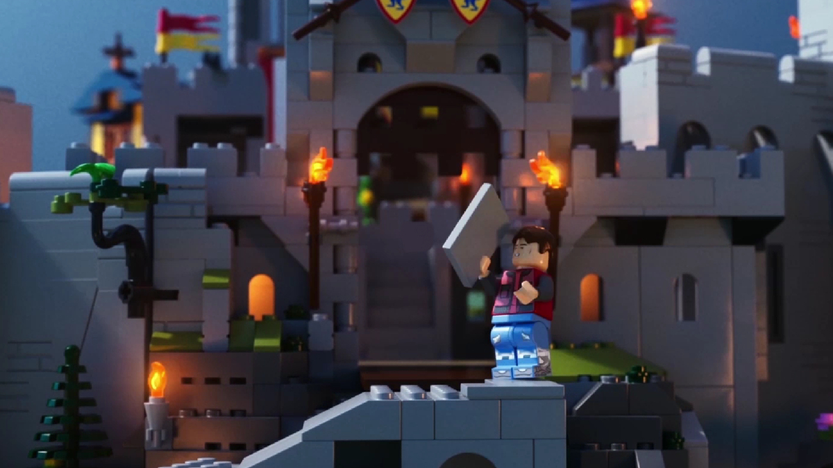 Was 10305 Lion Knights’ Castle in the LEGO Back to the Future short?