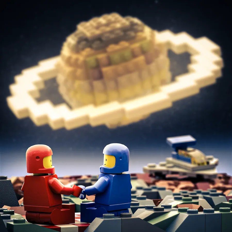 lego ideas space postcard challenge saturn