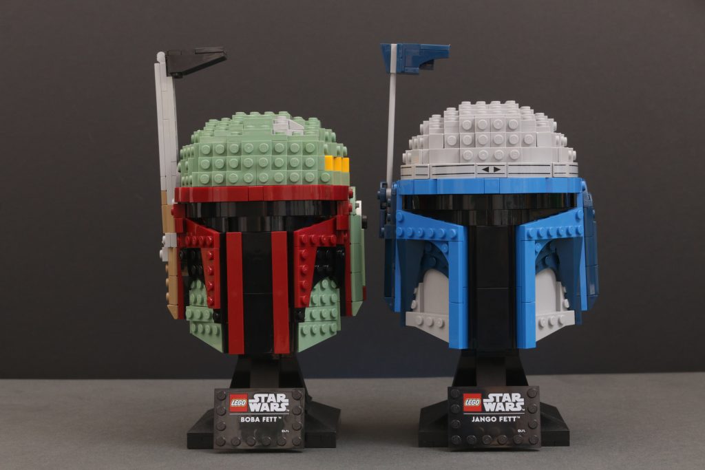 LEGO Star Wars 75408 Capacete Jango Fett 75277 Comparação de capacete Boba Fett 1 1024x683