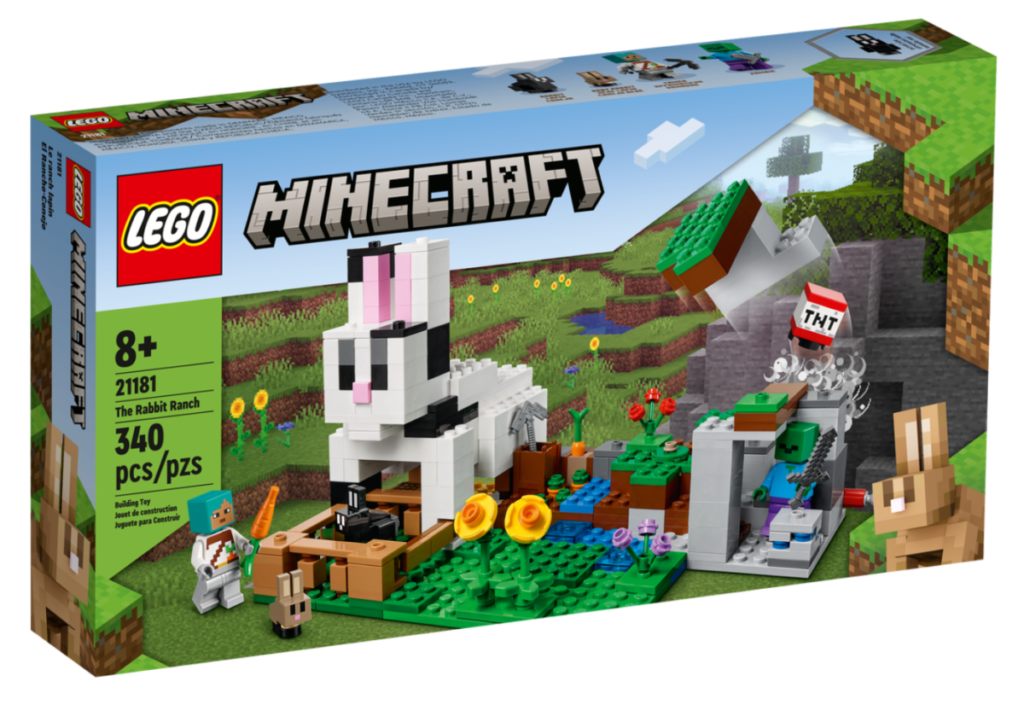 LEGO Minecraft 21181 Caja del Rancho de Conejos 1024x722
